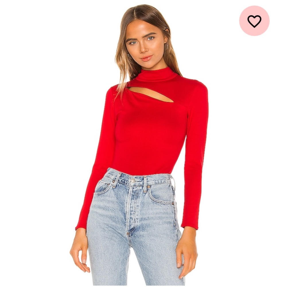 Brandy bodysuit in Red